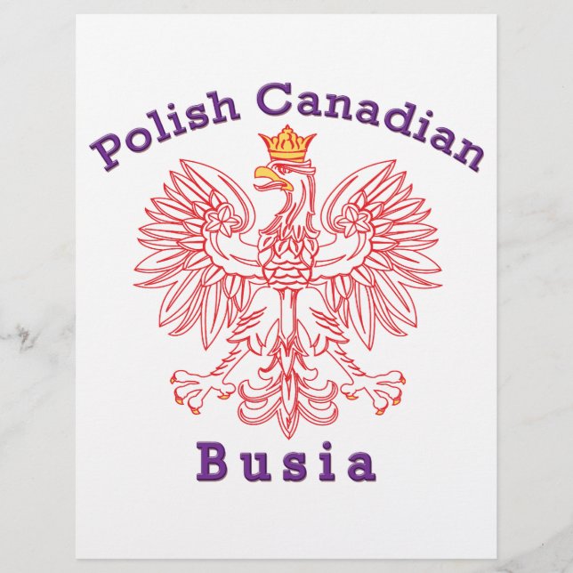 Polska kanadensiska Eagle Busia (Framsida)