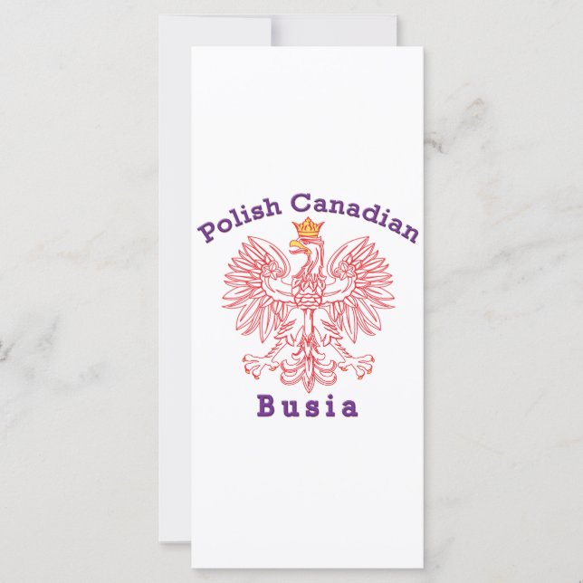 Polska kanadensiska Eagle Busia (Framsida)