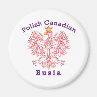 Polska kanadensiska Eagle Busia Magnet