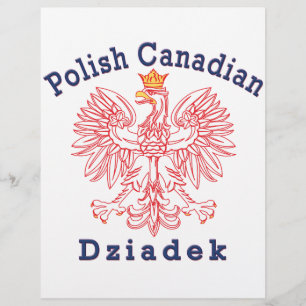 Polska kanadensiska Eagle Dziadek Reklamblad