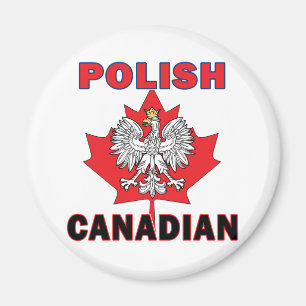 Polska kanadensiska Eagle Löv Magnet