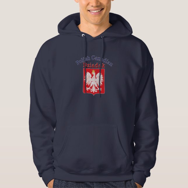 Polska kanadensiska Eagle Shield Dziadek Munkjacka (Framsida)