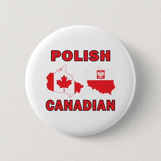 Polska kanadensiska Kartor Knapp (Framsida)