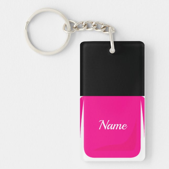 Polska Keychain för nagel rosor (Framsidan)