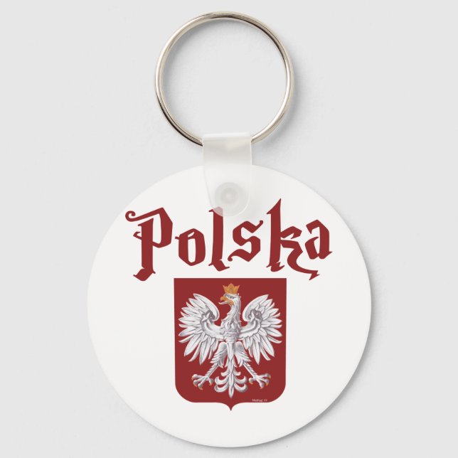 Polska Keychain Nyckelring (Framsida)