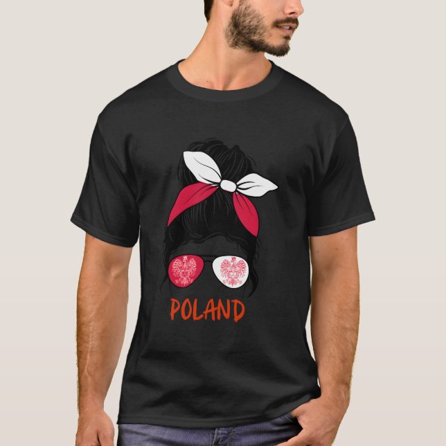 Polska kulturarvet Polen Flagga T Shirt (Framsida)
