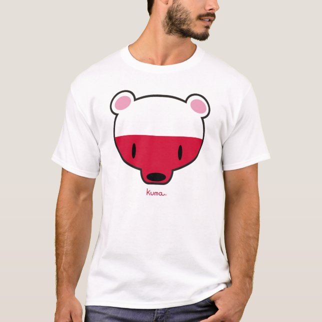 Polska kuma-chan tee (Framsida)
