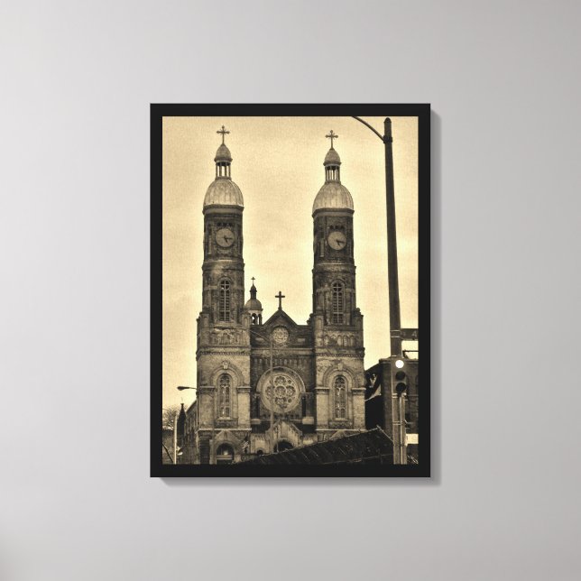Polska kyrkan canvastryck (Framsida)
