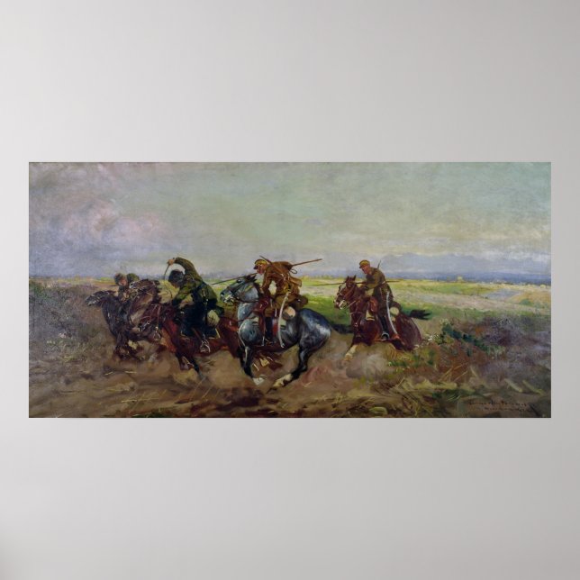 Polska Lancers, 1920 Poster (Framsidan)