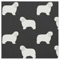 Polska Lowland Sheepdog Silhouettes Hundar Pattern