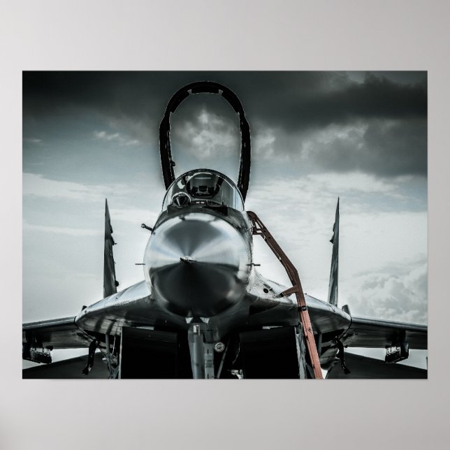 Polska Luft Fortce MIG-29 Fulcrum Poster (Framsidan)
