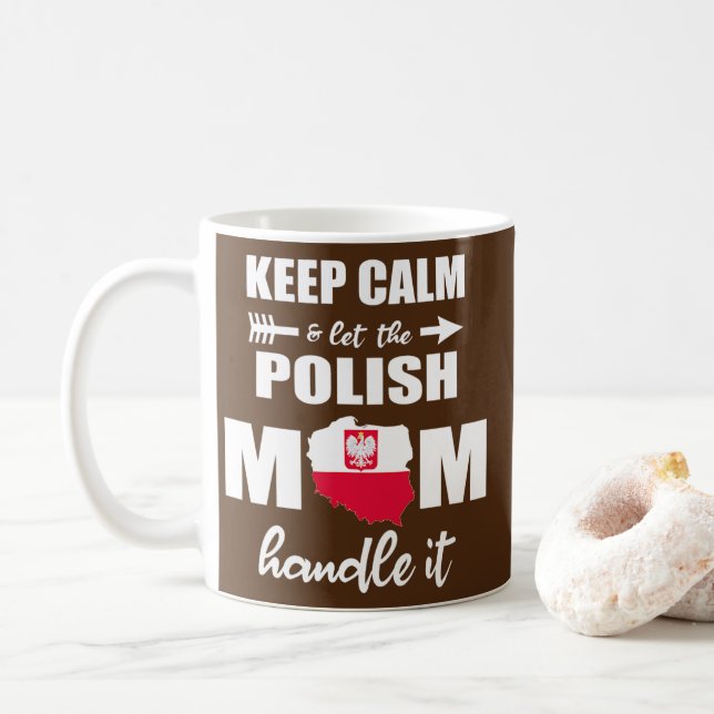 Polska Mamma Gift PREZENT DLA POLSKIEJ MAMY  Kaffemugg (Med munk)