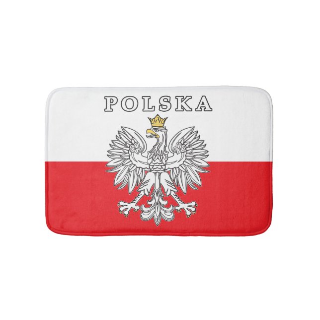 Polska med polsk öre badrumsmatta (Framsidan)