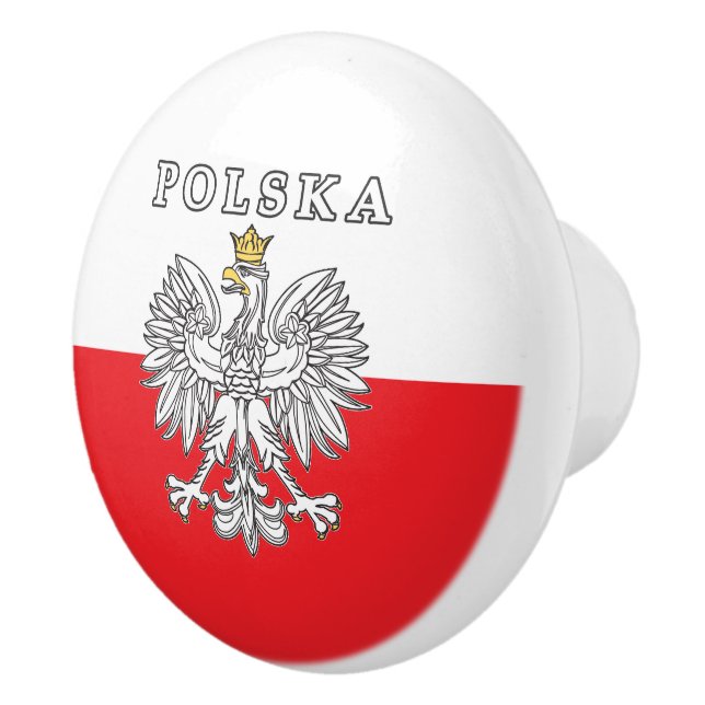 Polska med polsk öre knopp (Höger)