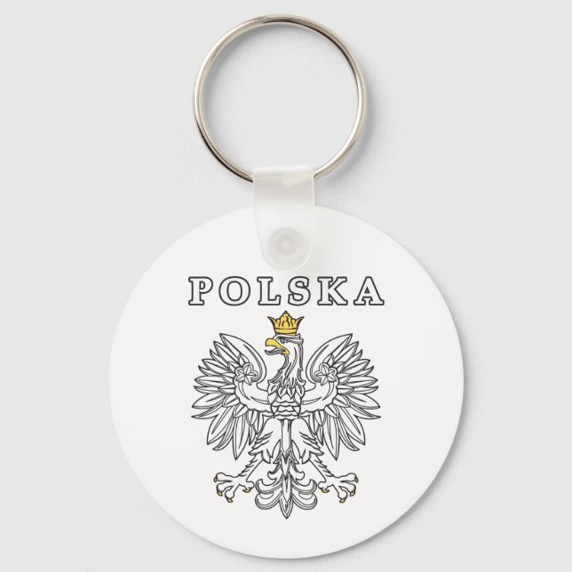 Polska med polsk öre nyckelring (Framsida)