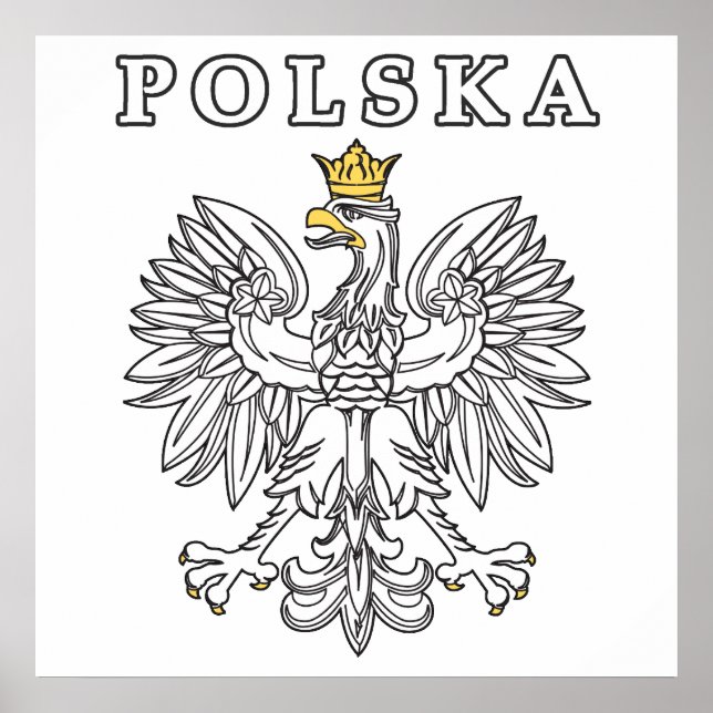 Polska med polsk öre poster (Framsidan)