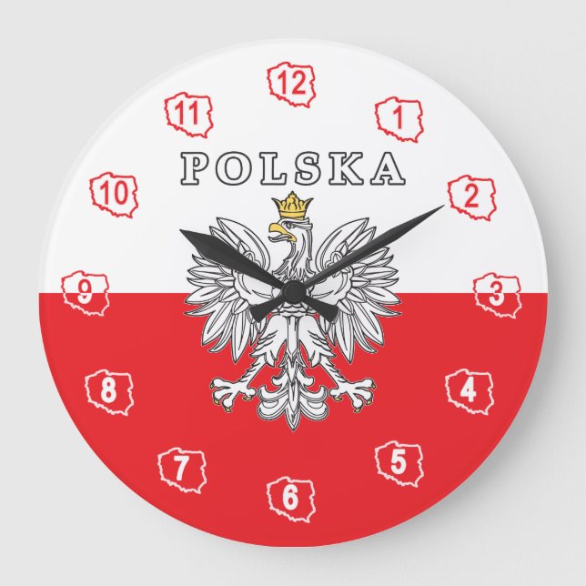 Polska med polsk öre stor klocka (Framsida)