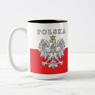 Polska med polsk öre Två-Tonad mugg