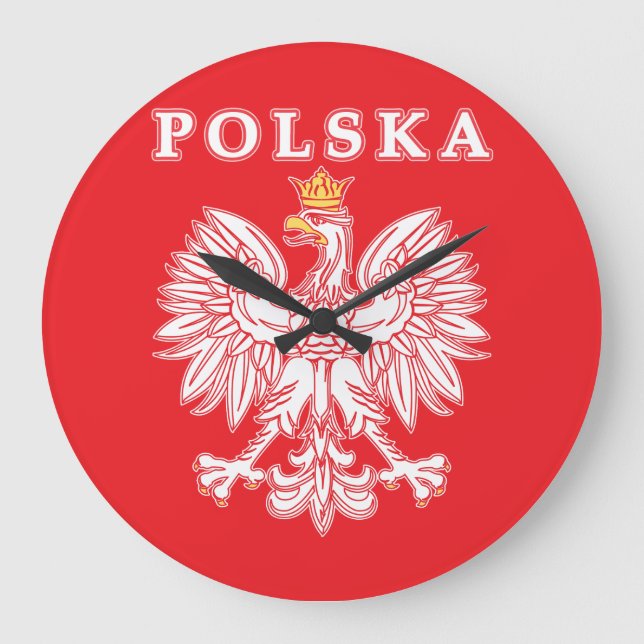 Polska med rött polskt öre stor klocka (Framsida)