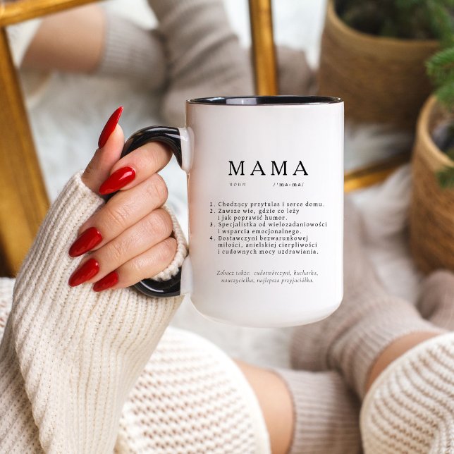 Polska Morsa Gift - MAMMA Huge Definition Mugg (Skapare uppladdad)
