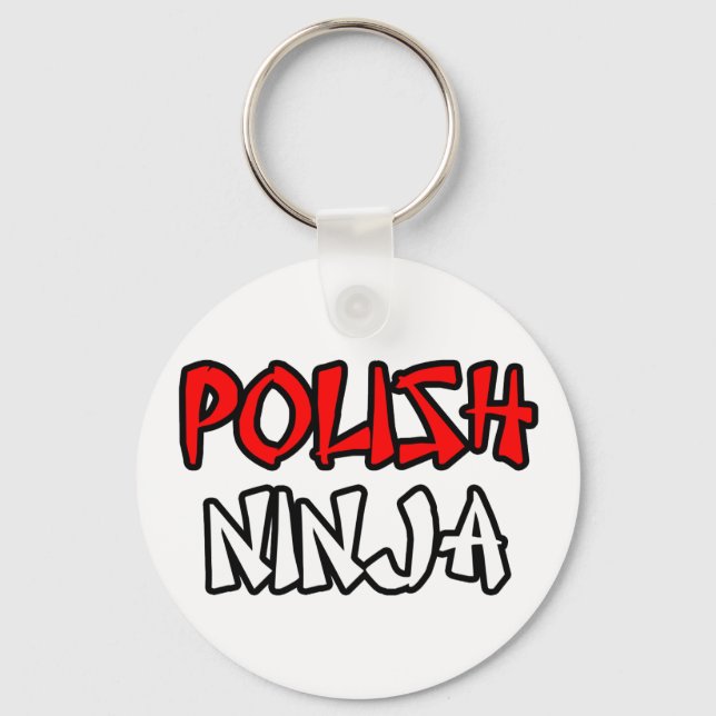 Polska Ninja Nyckelring (Framsida)
