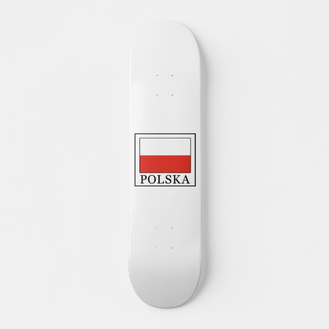 Polska Old School Skateboard Bräda 21,6 Cm (Framsida)