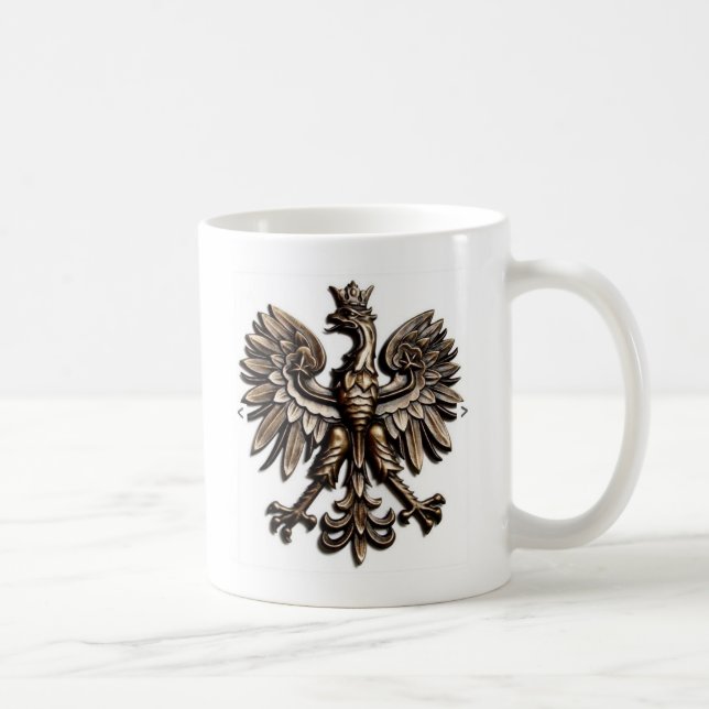 Polska örn kaffemugg (Höger)