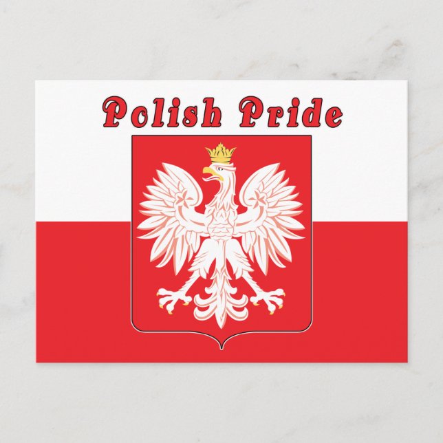 Polska Örn Stolthet Vykort (Framsida)