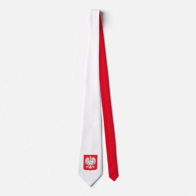 Polska Örnflagga Slips (Framsida)