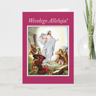 Polska Påsk, Jesus Resurrecension, Religiösa Helgkort