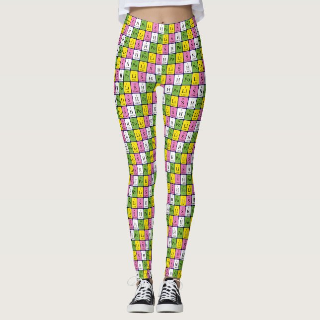 Polska periodiska bord patriotiska lag 1 leggings (Framsida)