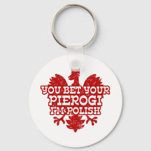 Polska Pierogi Nyckelring