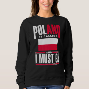 Polska polacken Polska Flagga ropar och jag är T Shirt