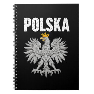 Polska Polen Eagle Pole Pride Polska Roots Polen Anteckningsbok