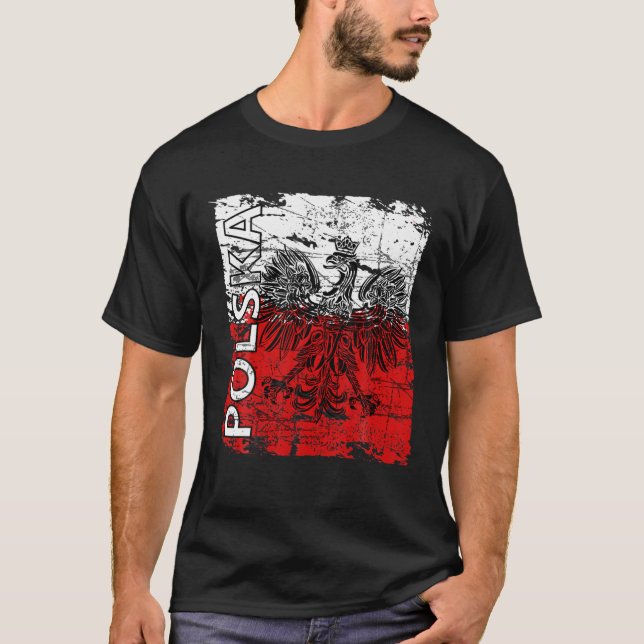 Polska Polen Jackar av Arm Eagle Manar T Shirt (Framsida)