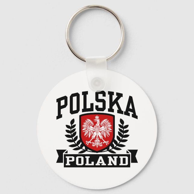Polska Polen Nyckelring (Framsida)