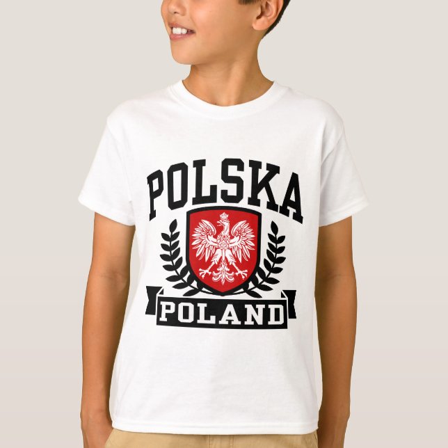 Polska Polen T Shirt (Framsida)