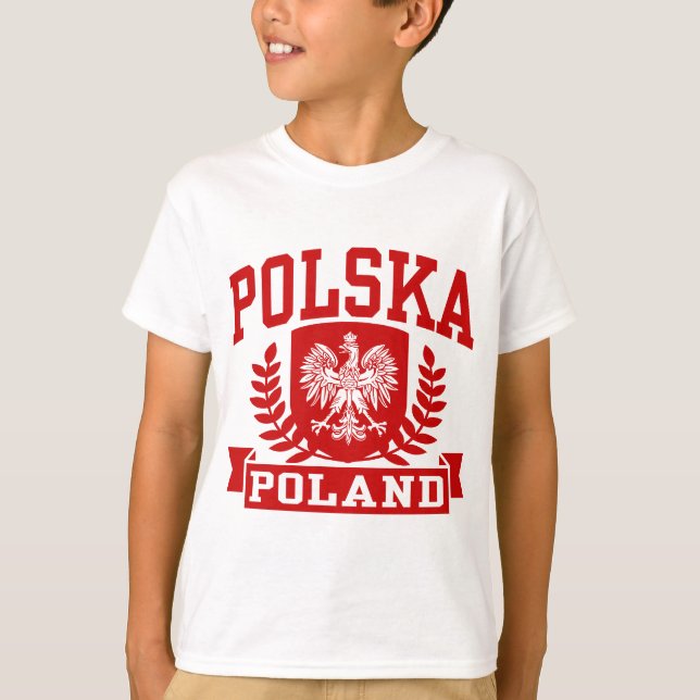 Polska Polen Tee Shirt (Framsida)