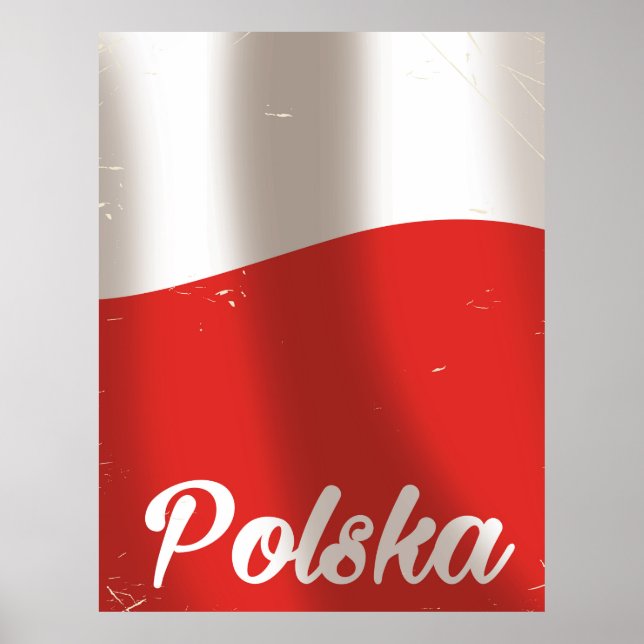 Polska, Polen vintage reseaffisch Poster (Framsidan)