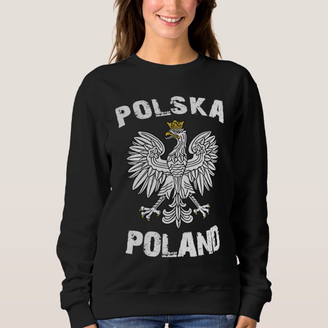 Polska Polish Poland T Shirt (Framsida)