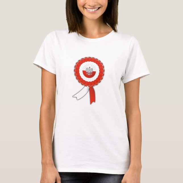 Polska Polska Independence day Cotillion T Shirt (Framsida)