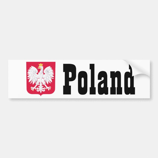 Polska polska jackande av arm bildekal (Framsidan)
