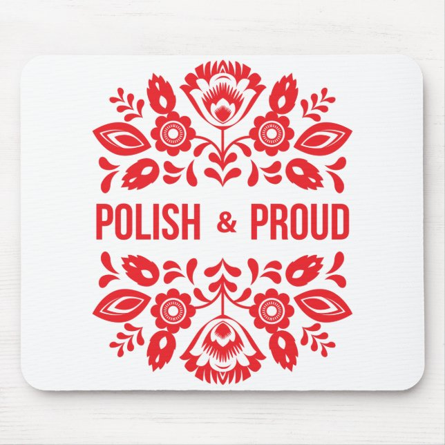 Polska Polska Red Flowers Musmatta (Framsidan)