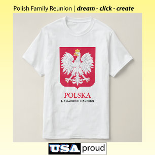 Polska 🦅 Polskskas familjeåterförening T Shirt