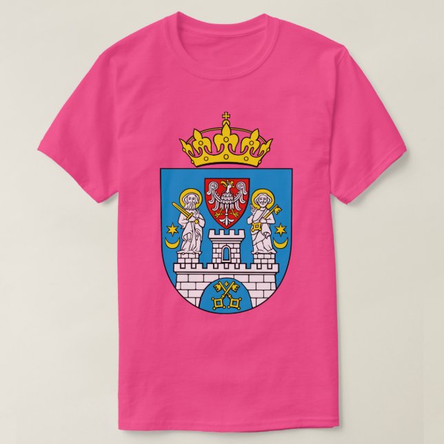 Polska Poznan-Vapenskölden Polska Polska T Shirt (Design framsida)