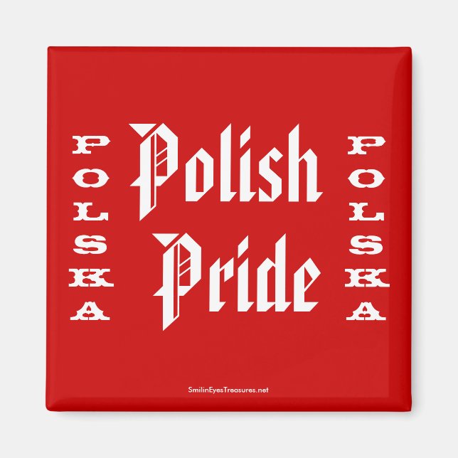 Polska Pride Polska Magnet (Framsidan)
