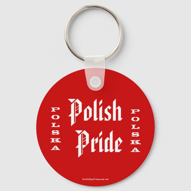 Polska Pride Polska Nyckelring (Framsida)