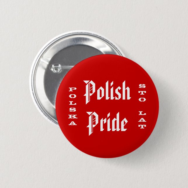 Polska Pride Polska Sto Lat Knapp (Framsida & baksida)