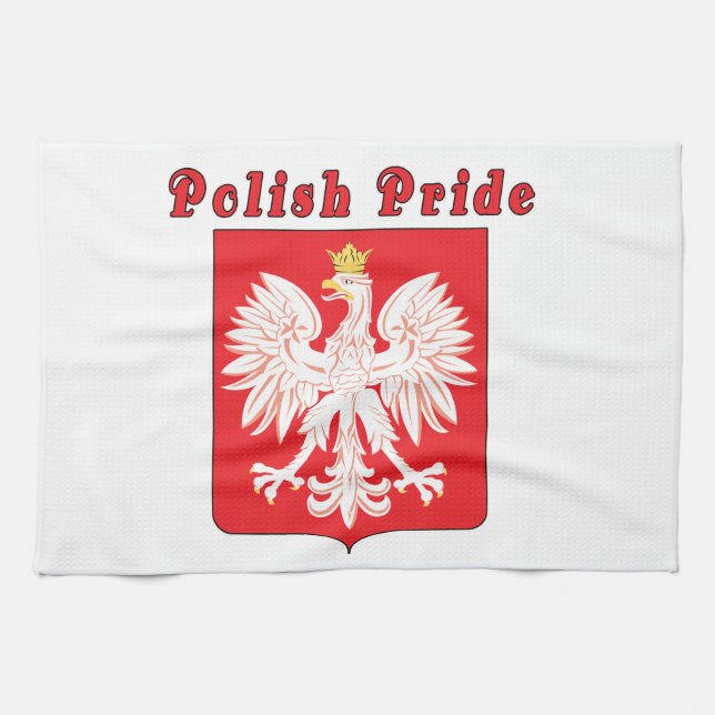 Polska Pridet Eagle Kökshandduk (Horisontell)