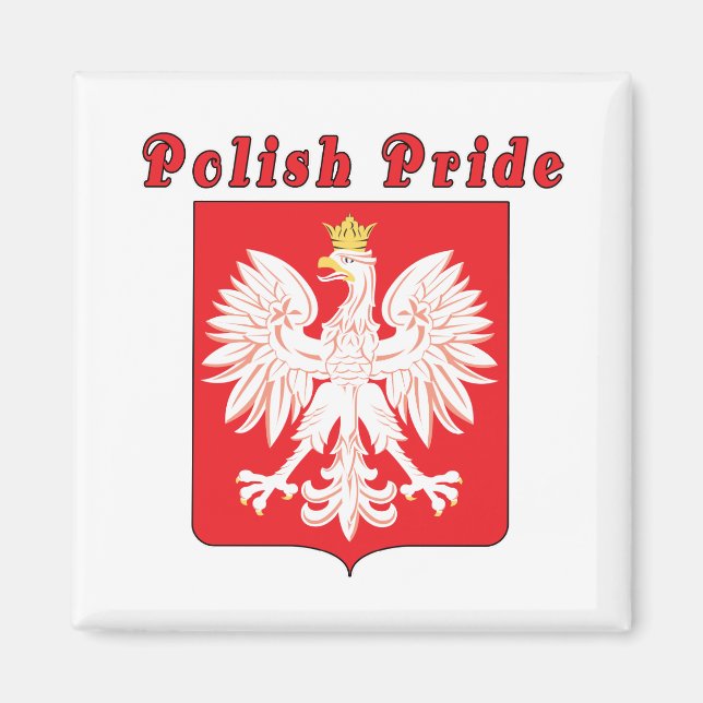Polska Pridet Eagle Magnet (Framsidan)